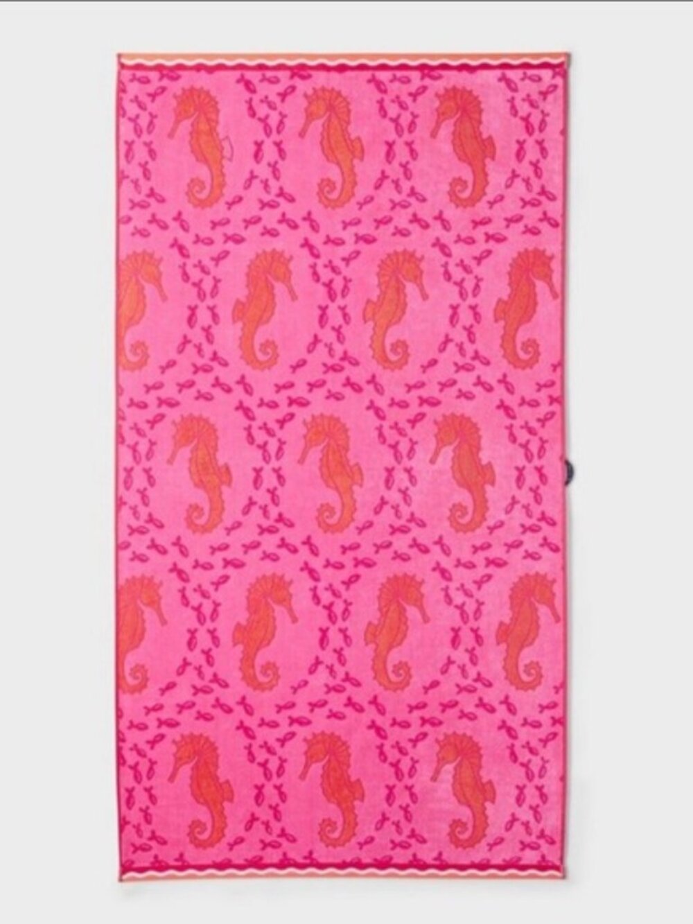 SOLD Roller Rabbit x Target Limited Edition Pink Seahorse Oversize Beach Towel